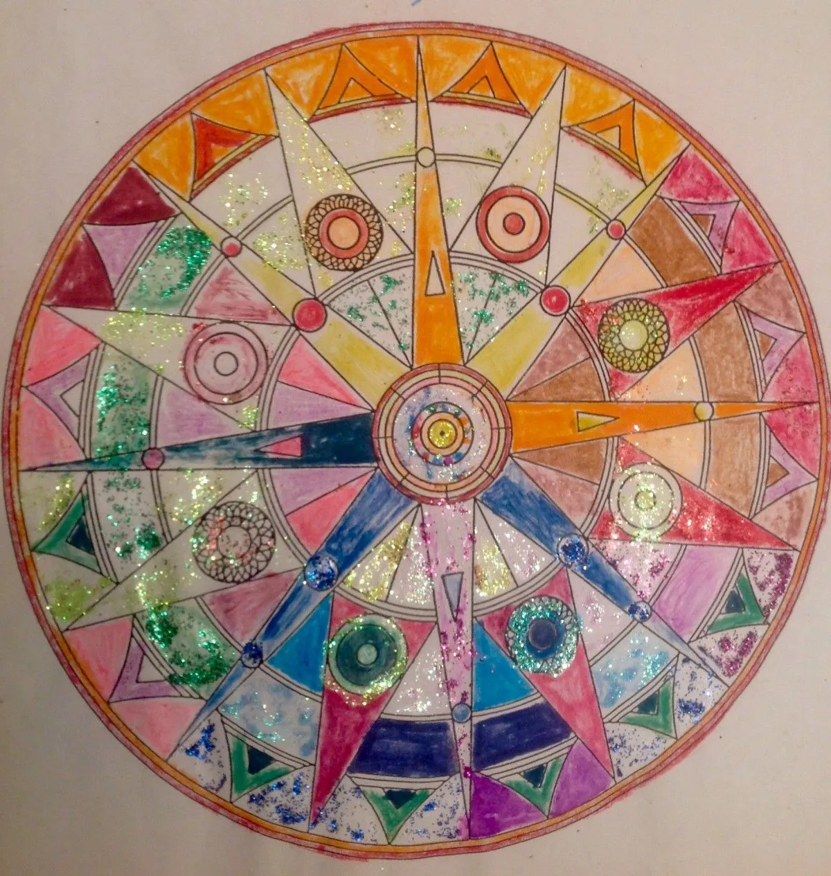 Mandala, artwork by Céline Marcoux