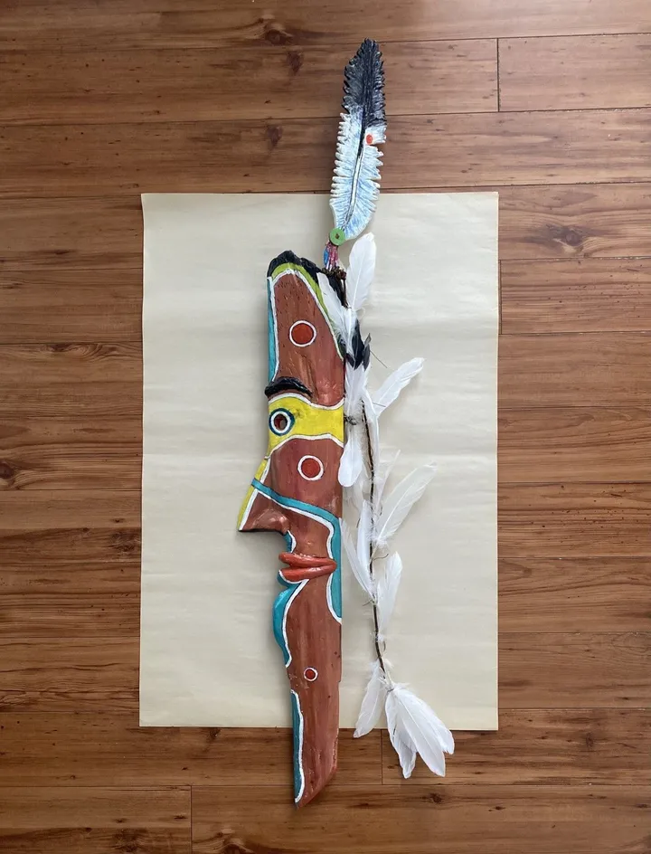 Warrior - Rising Sun - MikMaq, artwork by Denis Roucau