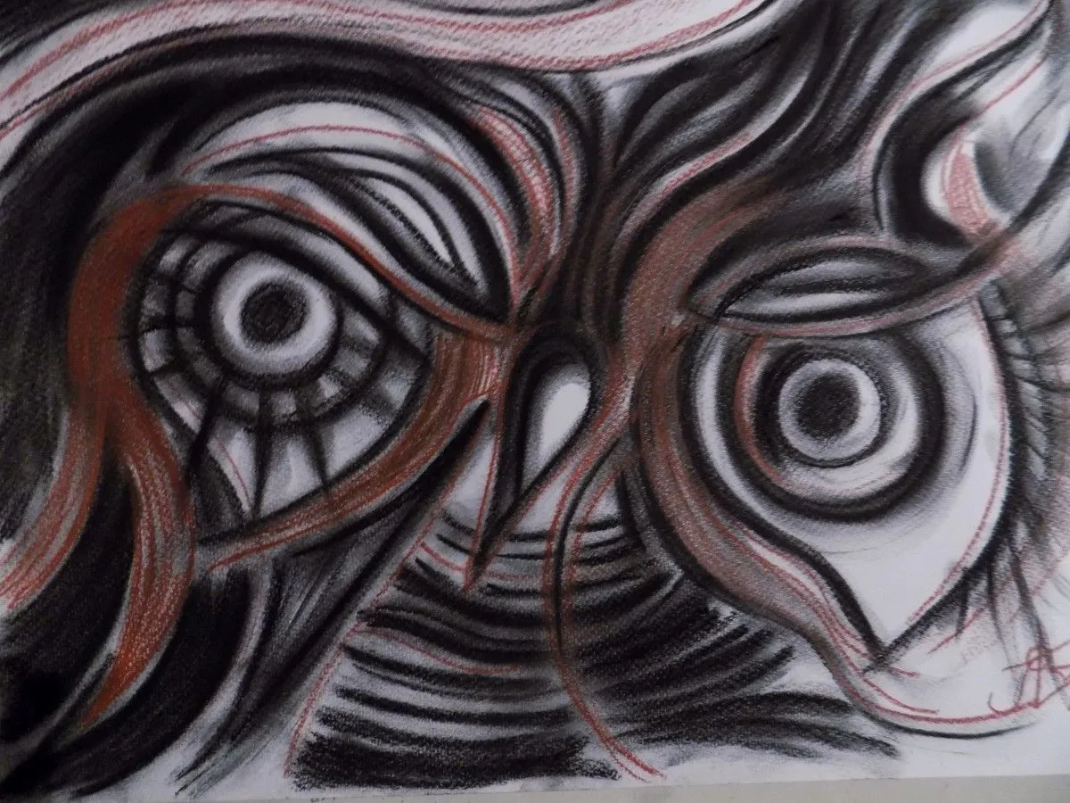 Owl, artwork by Jelena Bardak