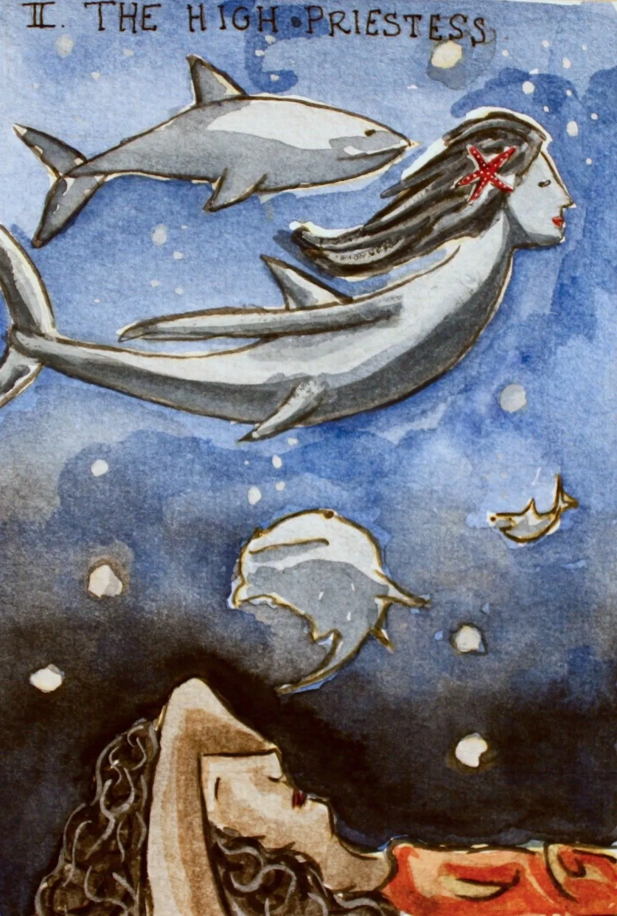 The High Priestess, œuvre de Odette Kougea