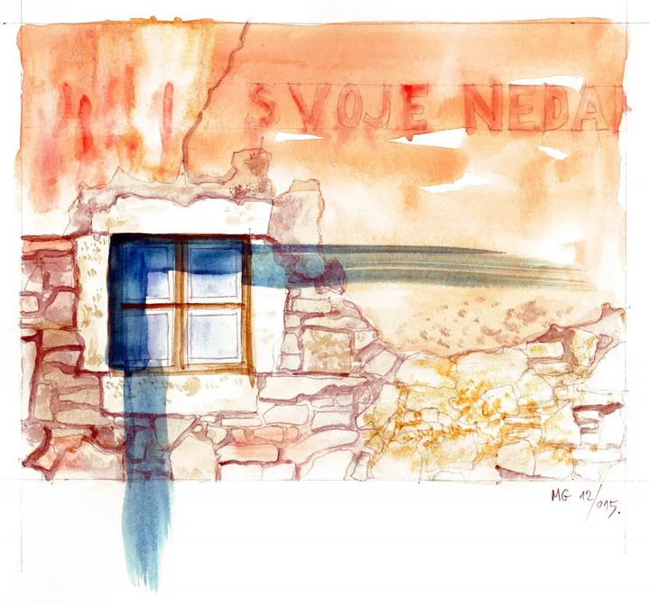 Old House, artwork by Goran Martinovic