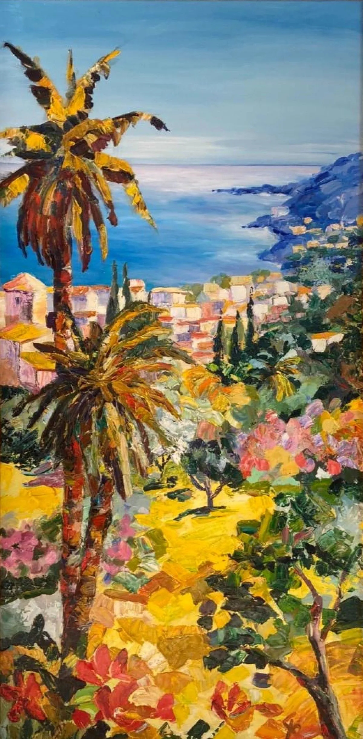 Palms, artwork by Maryna Christenko