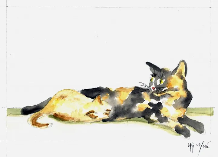 Cat 3, artwork by Goran Martinovic