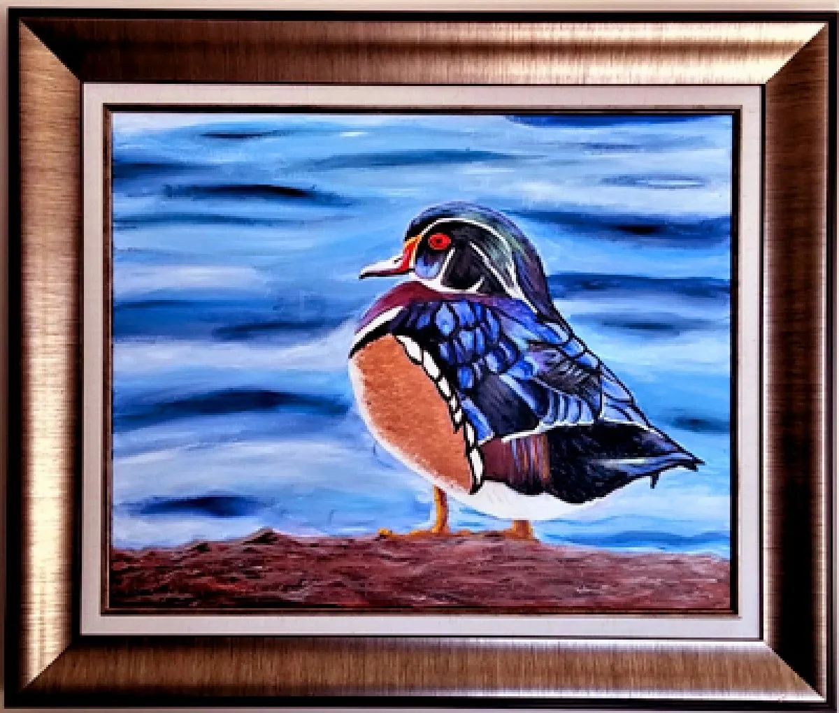 Le canard branchu, œuvre de Sylvie Charette