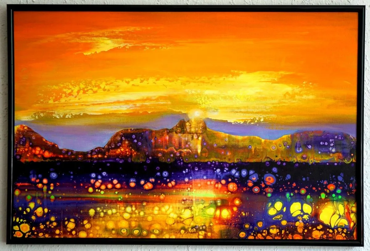 ABSTRACT  LANDSCAPE, œuvre de NELU GRADEANU