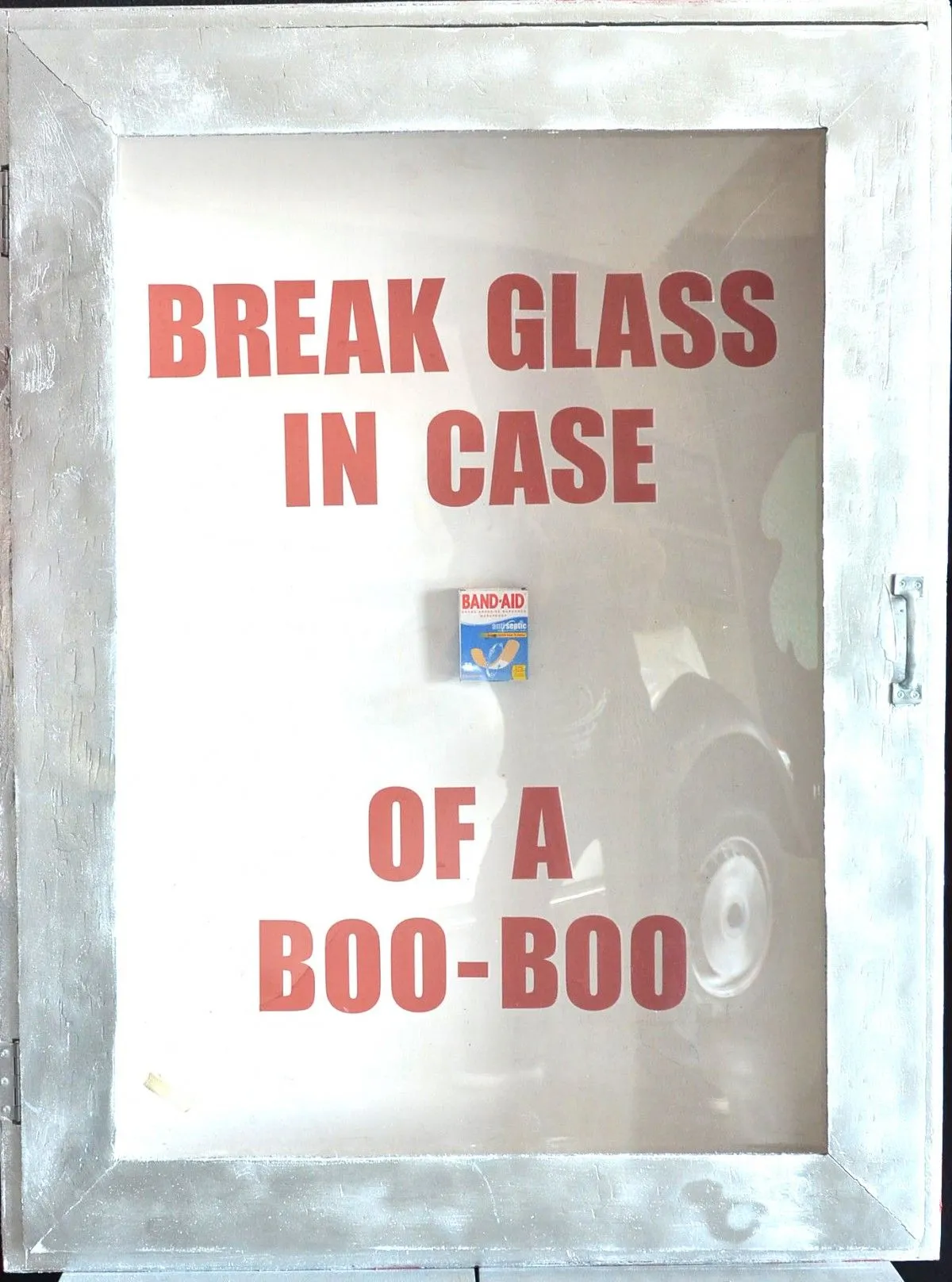 Break Glass in Case of a Boo-Boo!, artwork by Aldrich Maligsa