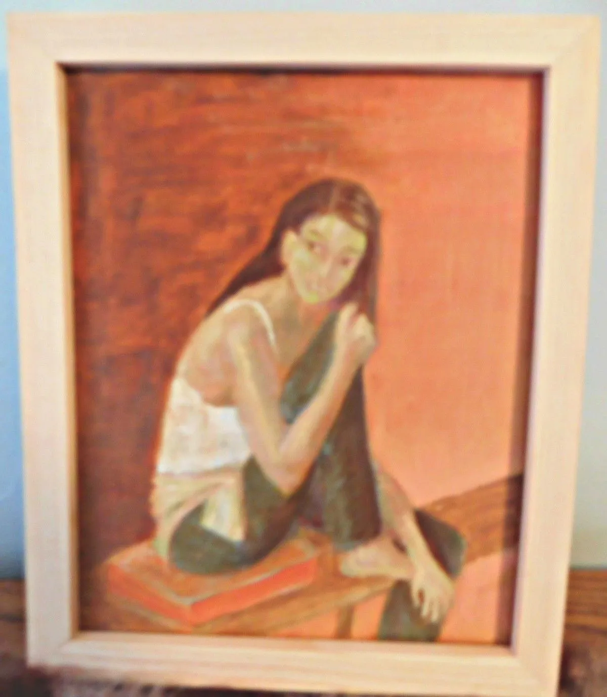 seated figure, artwork by Cindy Uden