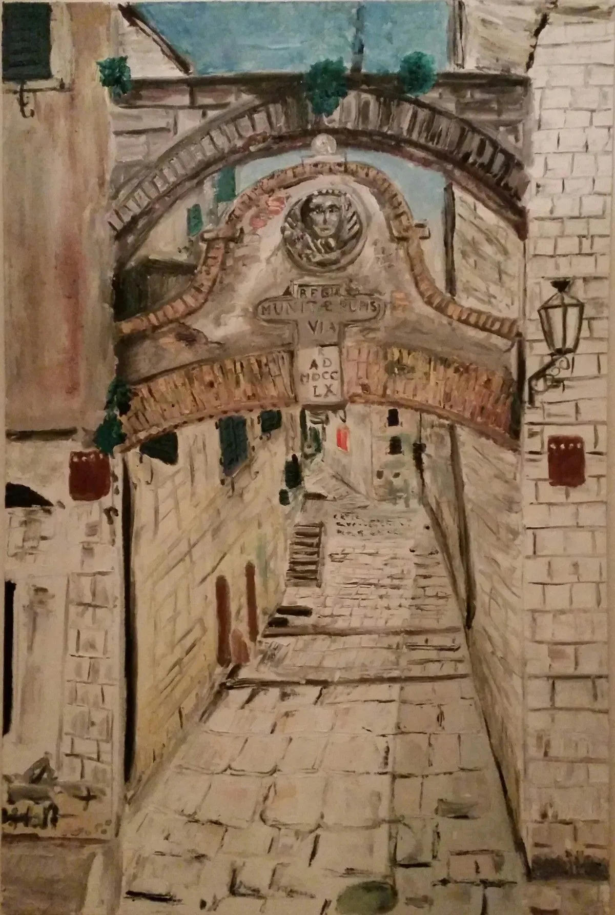 Regia munitae rupis via AD MDCCLX, œuvre de jovan cavor