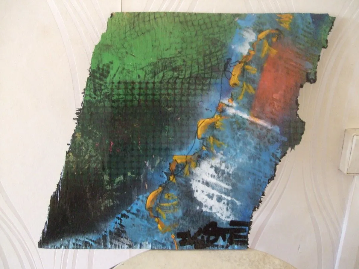 Climbing the montain, œuvre de iksté art'