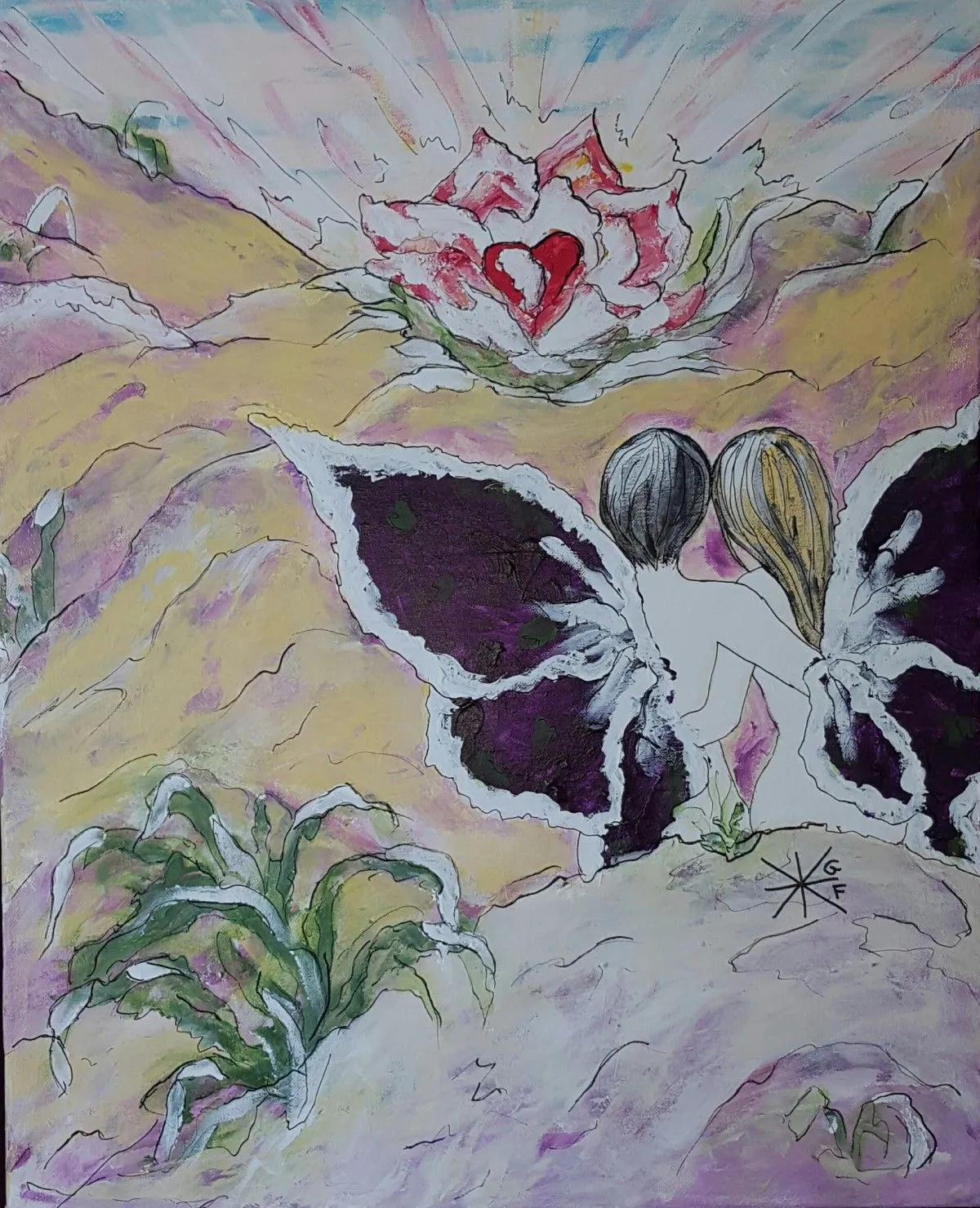 L'immortel..., artwork by Gisele Favarel