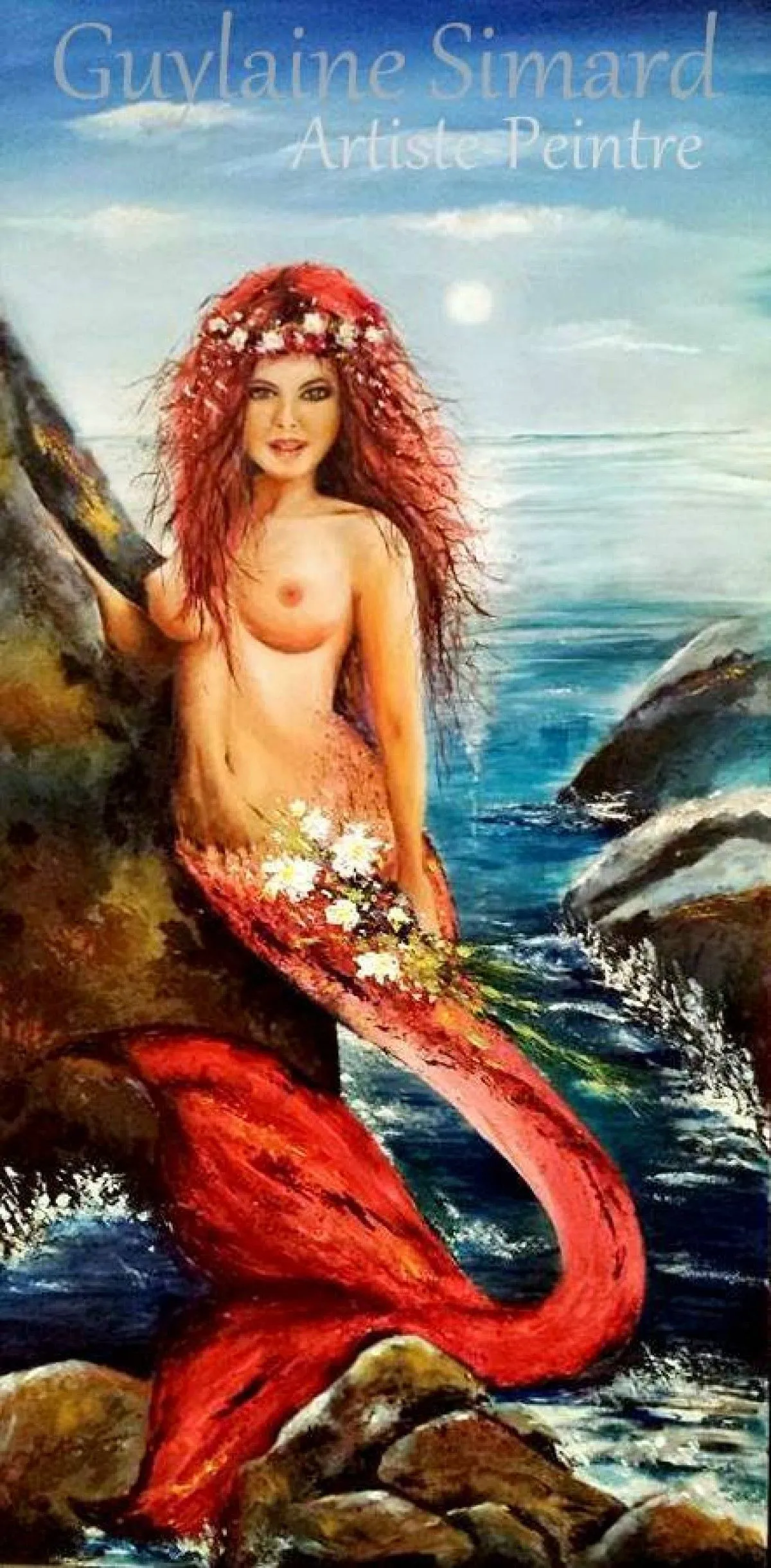 La sirène de l'amour ( Mermaid of love), œuvre de Guylaine Simard