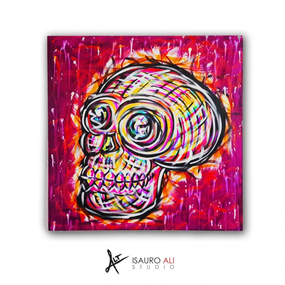Calavera, artwork by Isauro Ali
