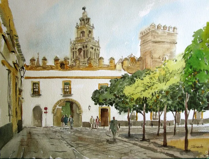 Patio Banderas, œuvre de Tito Llorente