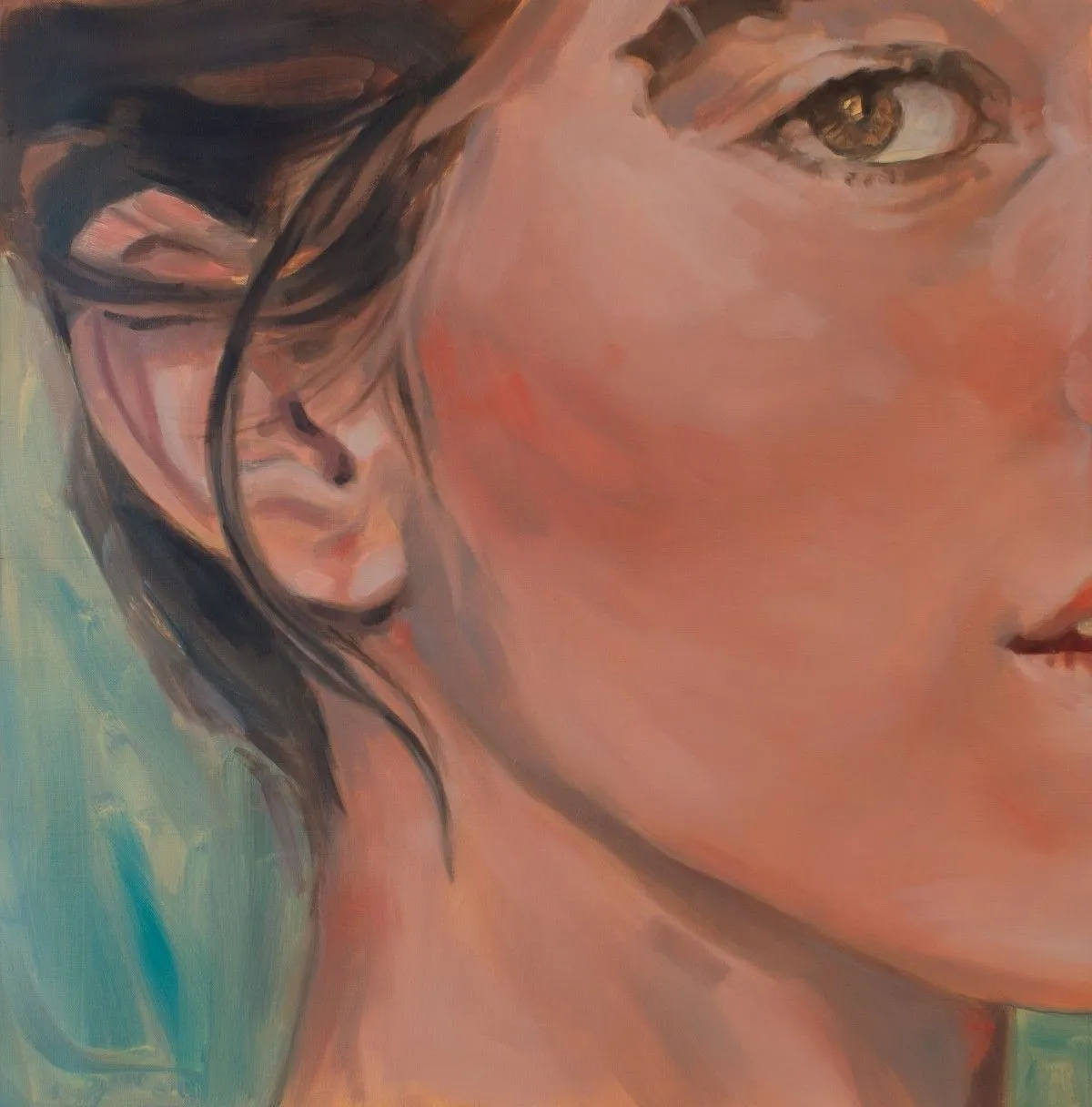 Portrait de femme, artwork by Hubert Camiglieri