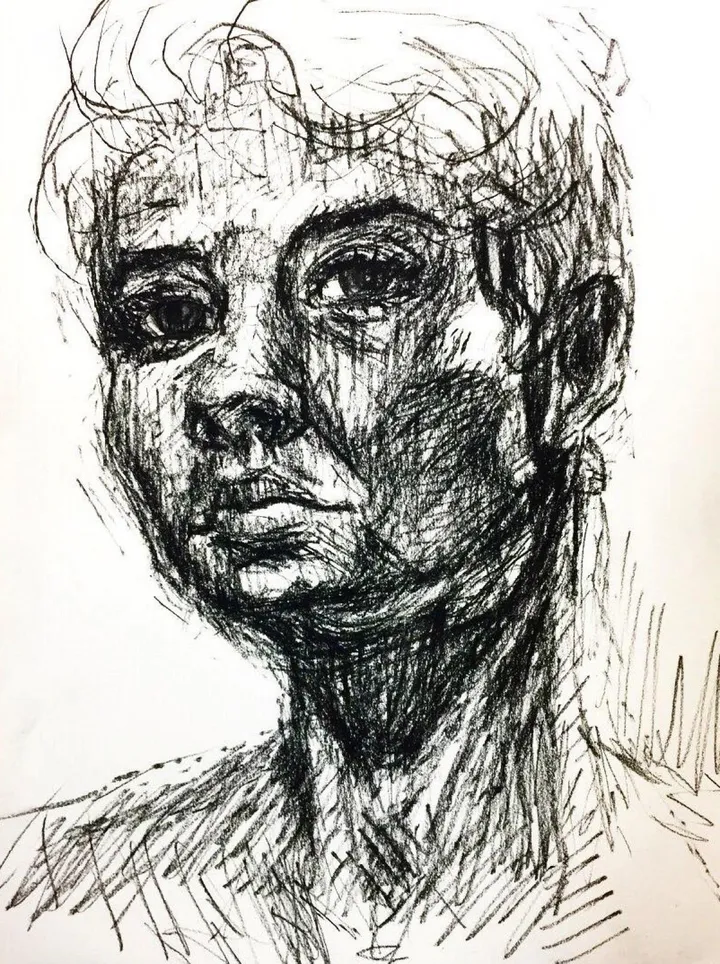 Drawing, artwork by Gabriel Bouffard