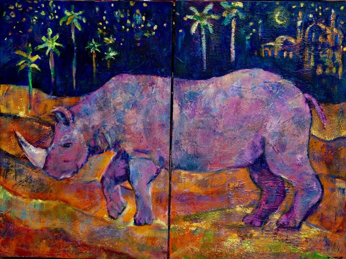 rhinocerus, œuvre de virginia filip
