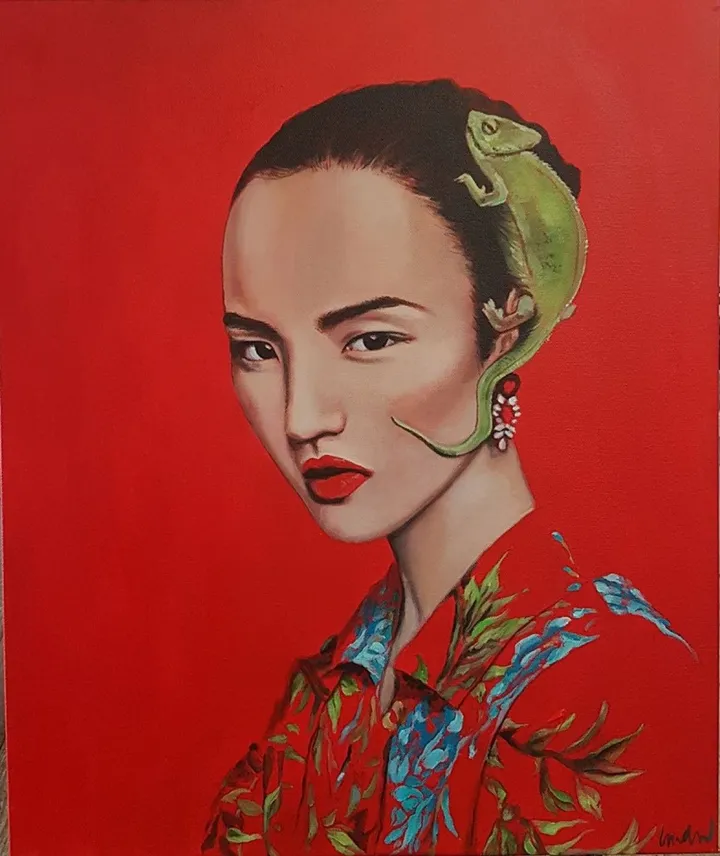 Oriental beauty, œuvre de Lecia De