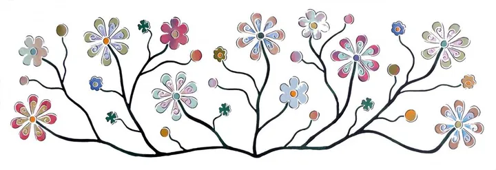 Fiori rampicanti, artwork by Andrea Benetti