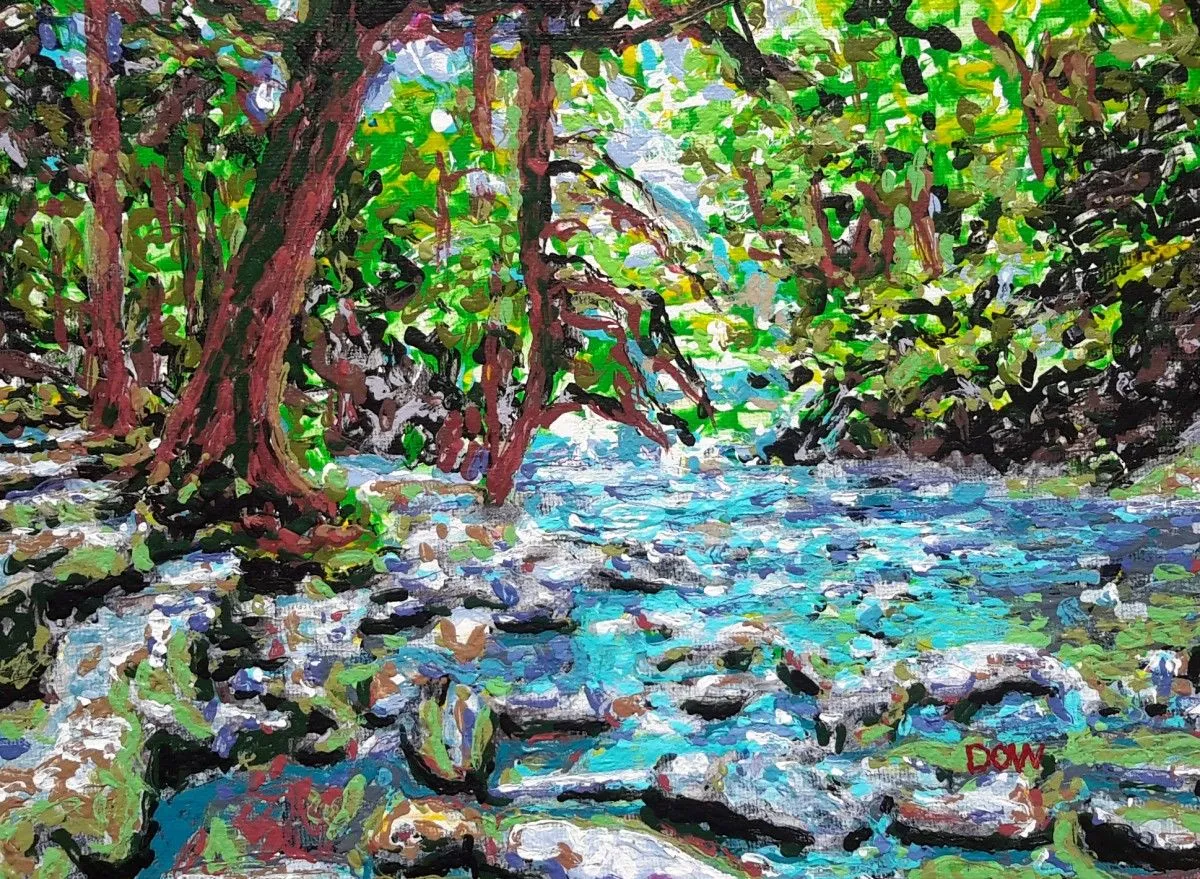 dicks creek, artwork by Dow Thompson