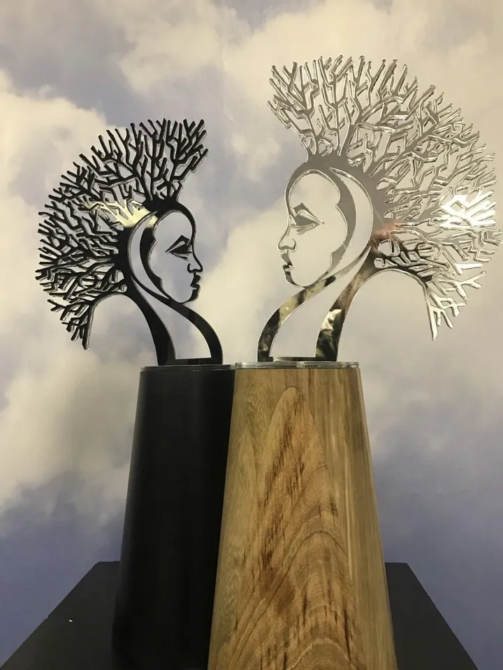 Woods Woman, artwork by Corlene Furstenberg