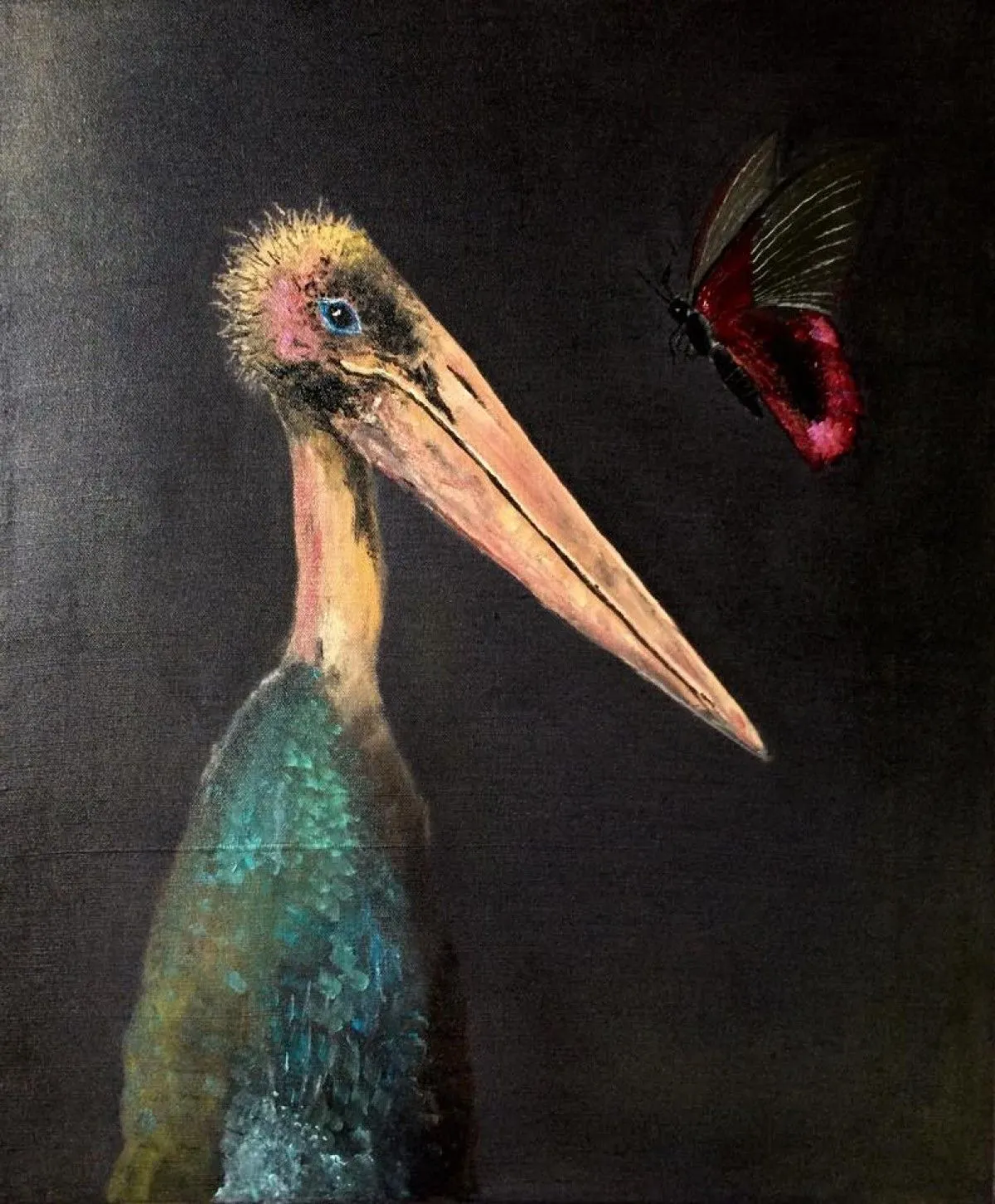 The Marabou - Encounter, artwork by Artur Cieslar