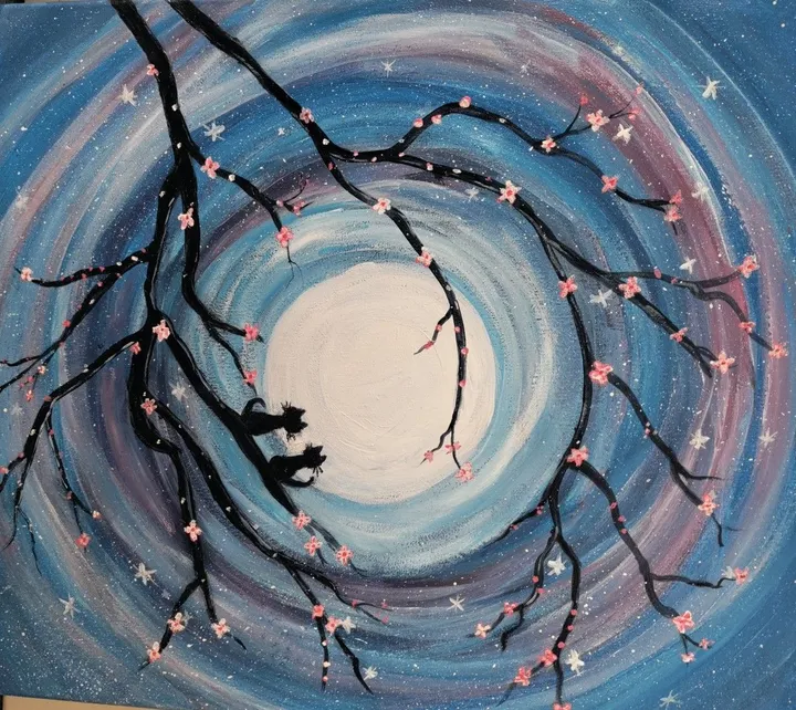 Chat perché, artwork by Alexandra Guillon