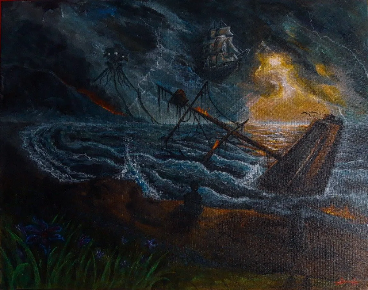The Unconscious at Pluto Time, artwork by Chael Glizce Navales