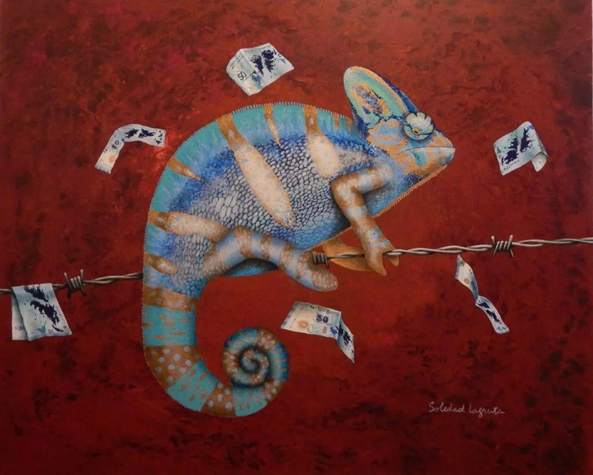 Del color del dinero, œuvre de Lagruta Soledad