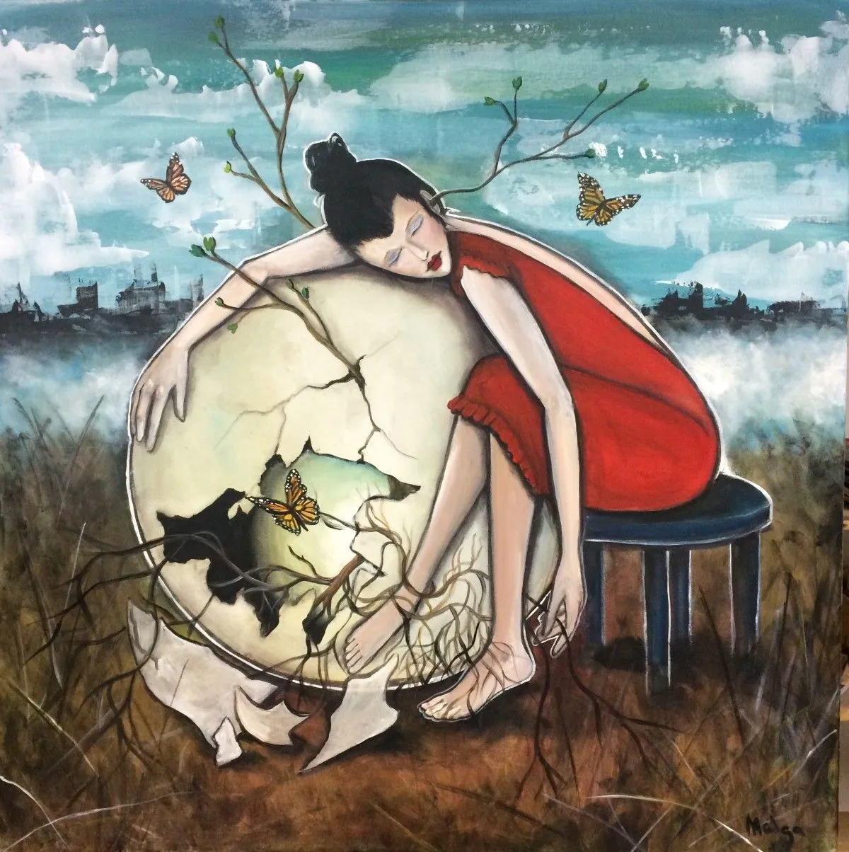 Reconnection, œuvre de Malga Art