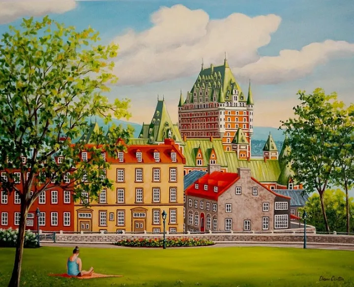 Douceur printanière, œuvre de Diane Cantin