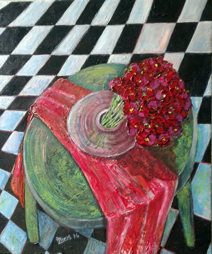 ROUND TABLE, artwork by ZAKIR AHMEDOV