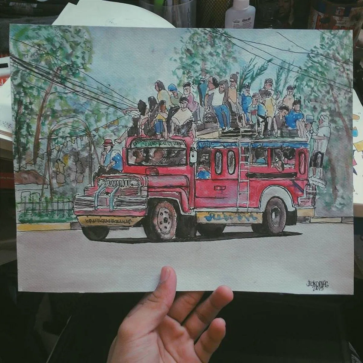 last trip, artwork by Jecko Magallon