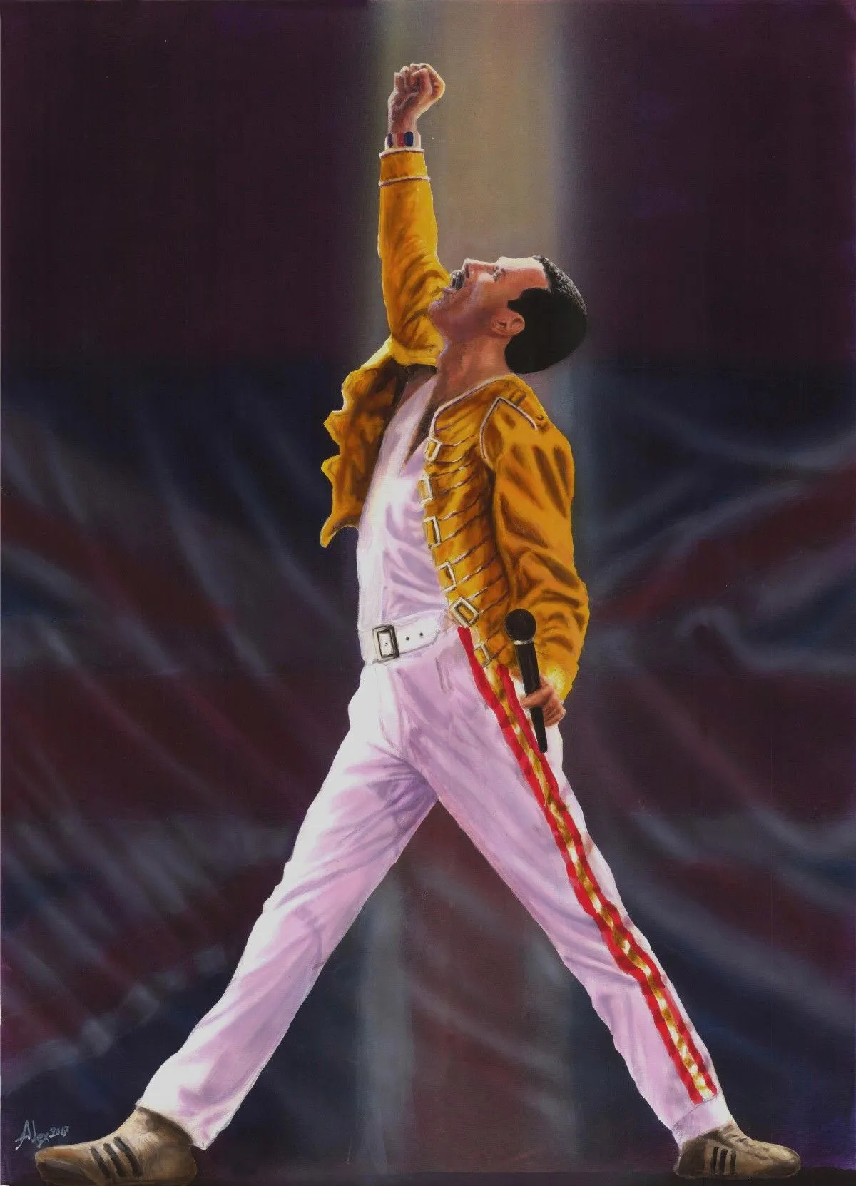 Freddie Mercury Show must go on, œuvre de Alex Mets