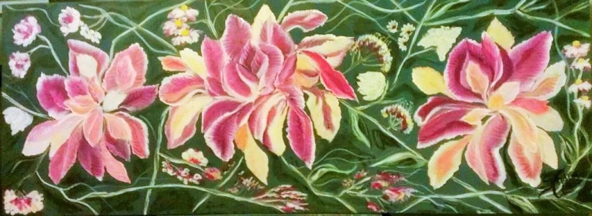 parfum de fleurs, artwork by Sandra Coté