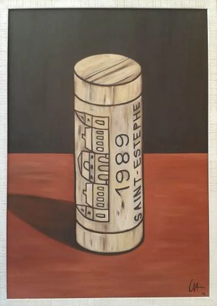 Portrait de bouchon - Saint, œuvre de Pixtabxl Station