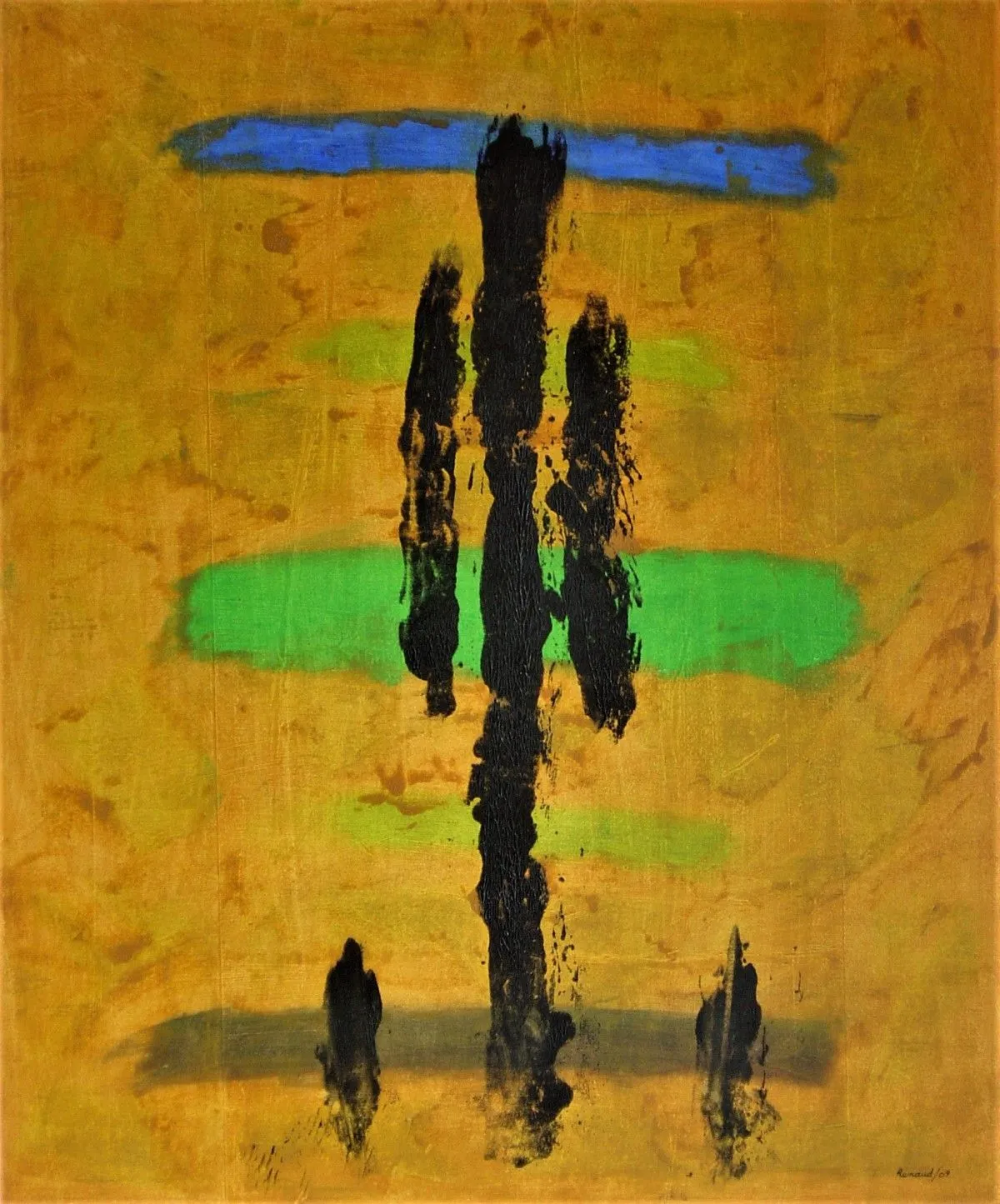 Composition 09-28, œuvre de Marcel Renaud