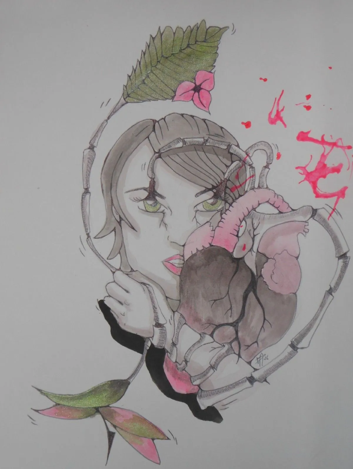 CŒUR FRANCIANE 04, artwork by MAline Del