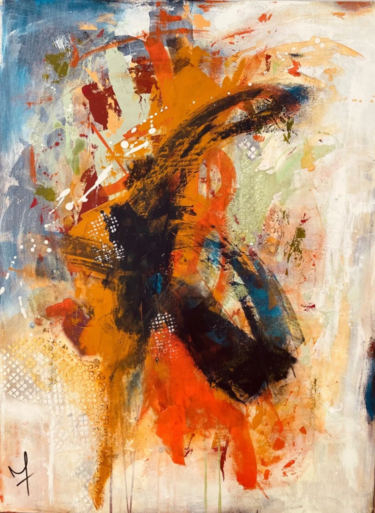The dancer, artwork by Fanny Marchand
