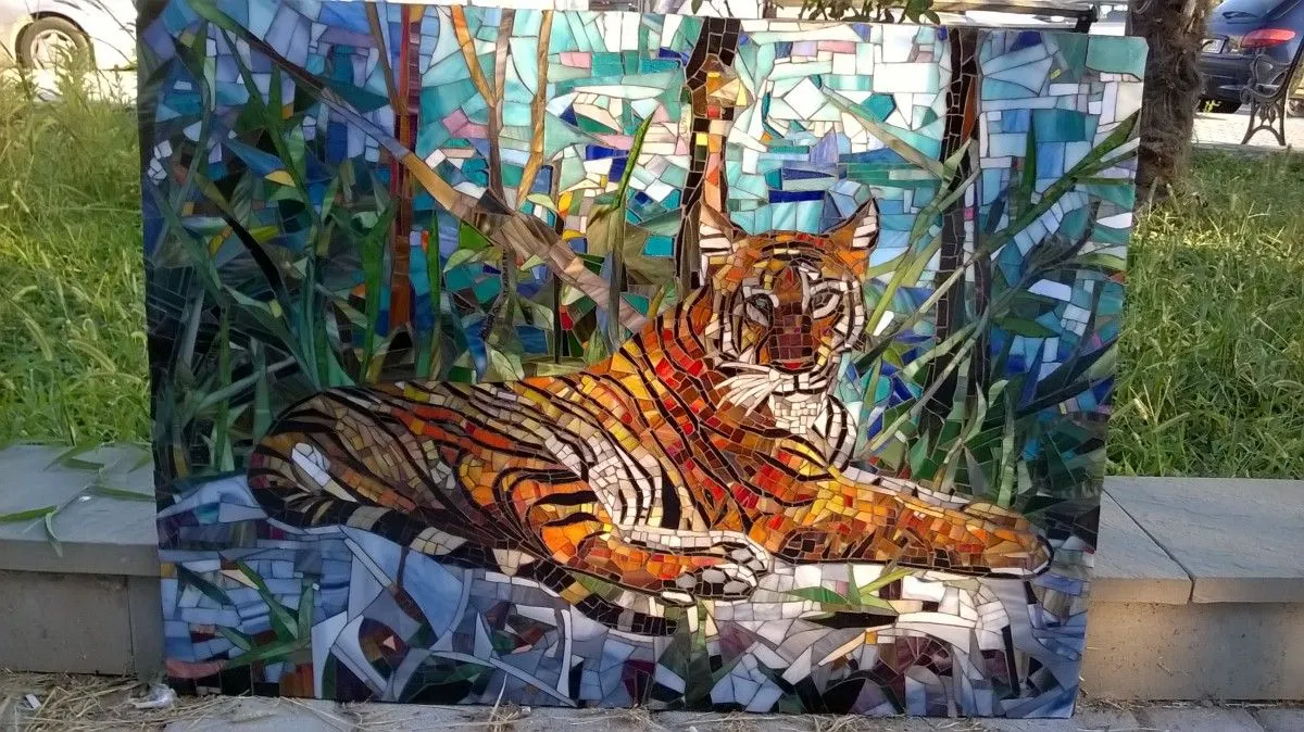 tiger, artwork by altin hoxha