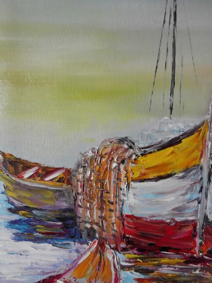 ''Boats'', artwork by Asi Art