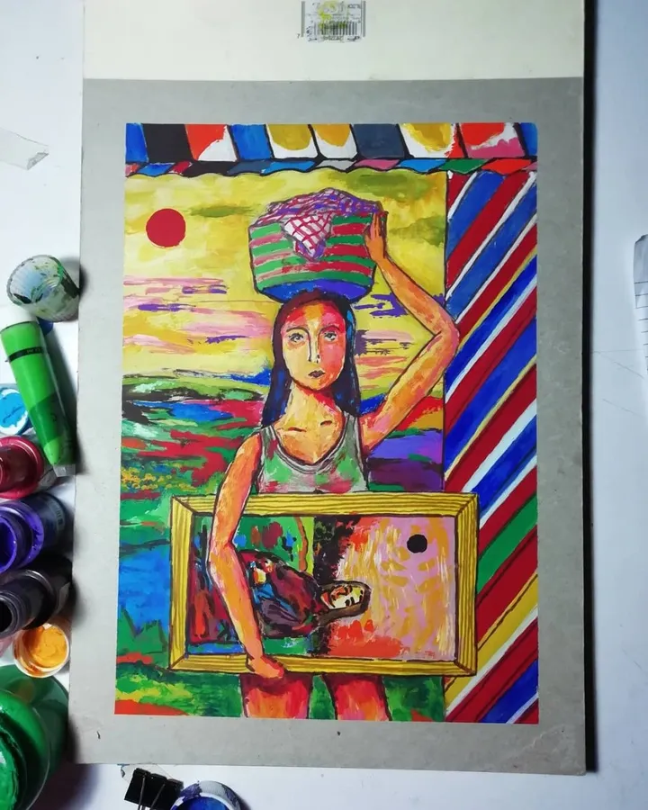 La Muchacha (Paísaje), œuvre de Aziel Barrientos