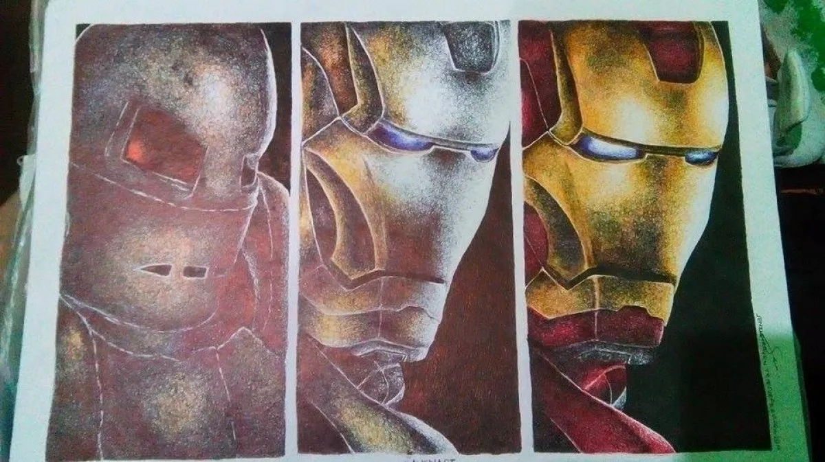 Iron man, œuvre de Jenzley Raven Teves Gerez