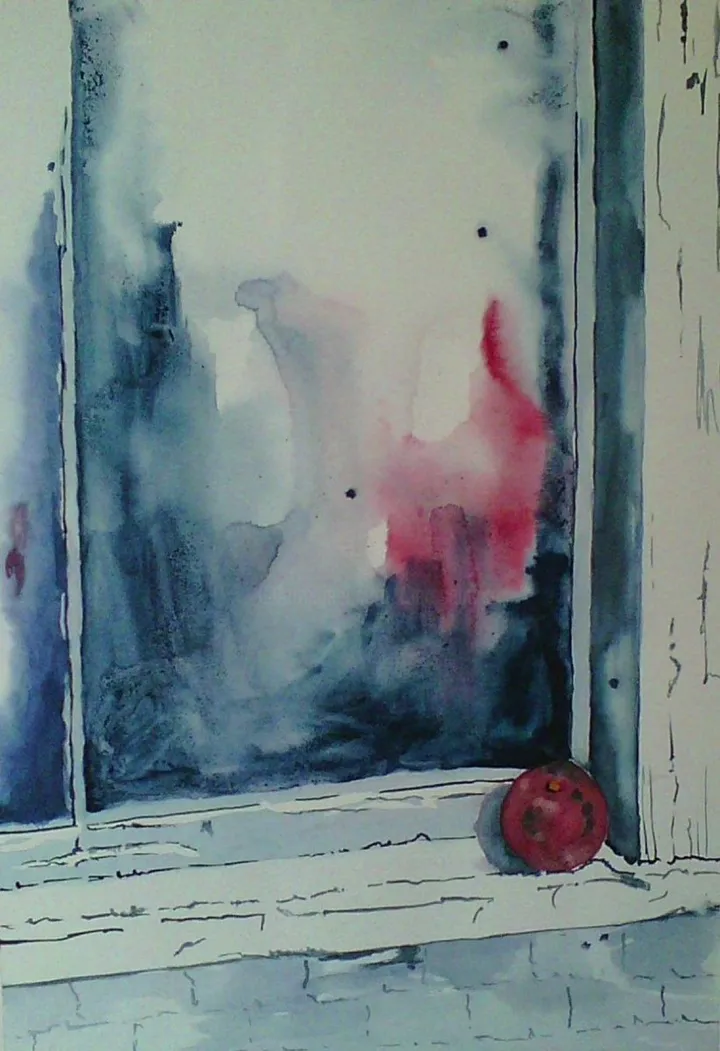 LA POMME OUBLIEE..., œuvre de Thérèse Hanot