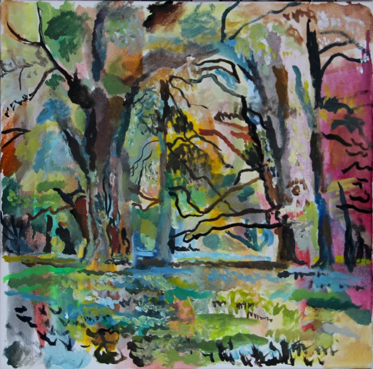Forest, artwork by Velemir Pankratov