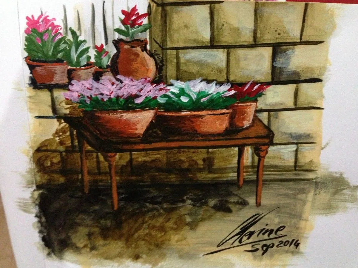 Patio, œuvre de Cherine Khallaf