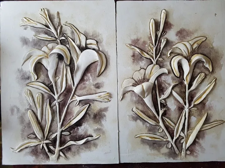 Lilies, œuvre de David Aruna