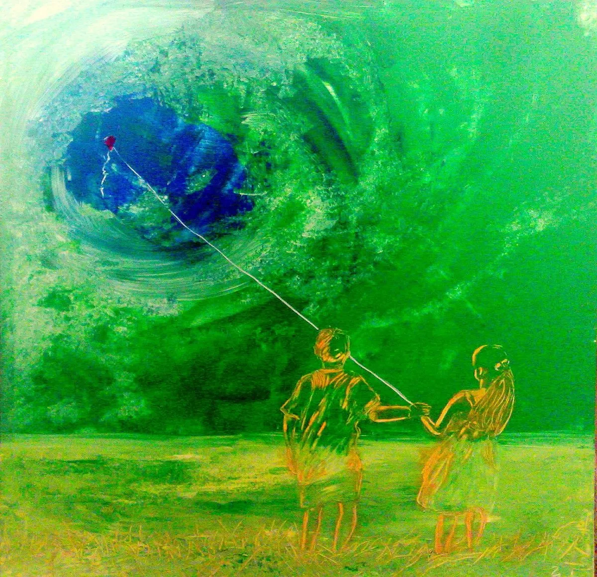 juntos, œuvre de Nestor Nis