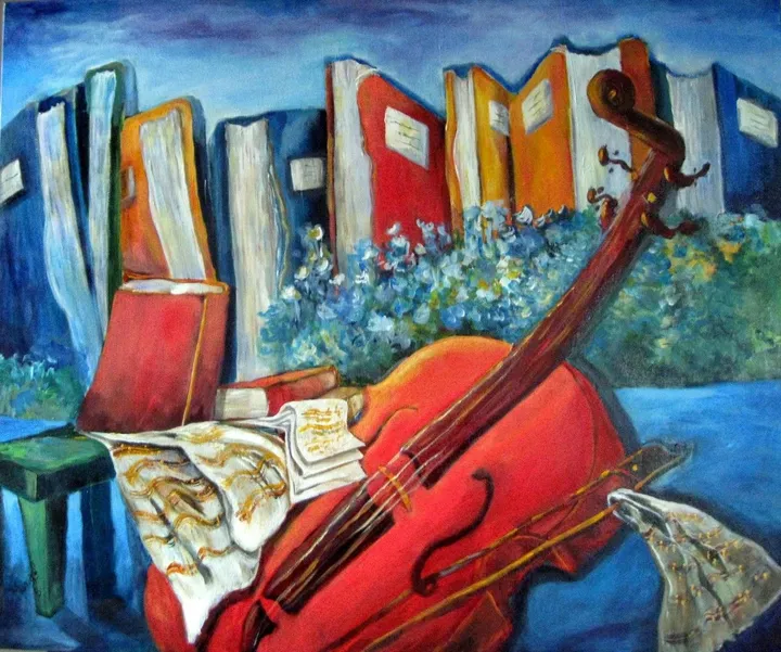 Au-delà des feuillets, œuvre de Muna Brière