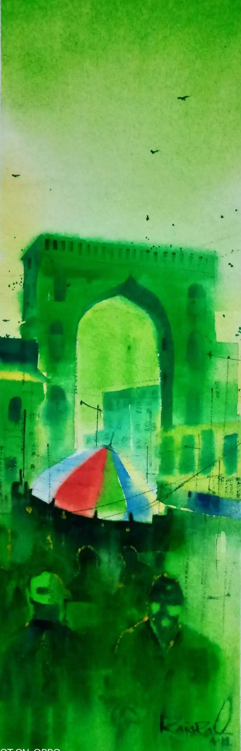 Abstract streetscape..2, œuvre de Raj Ram