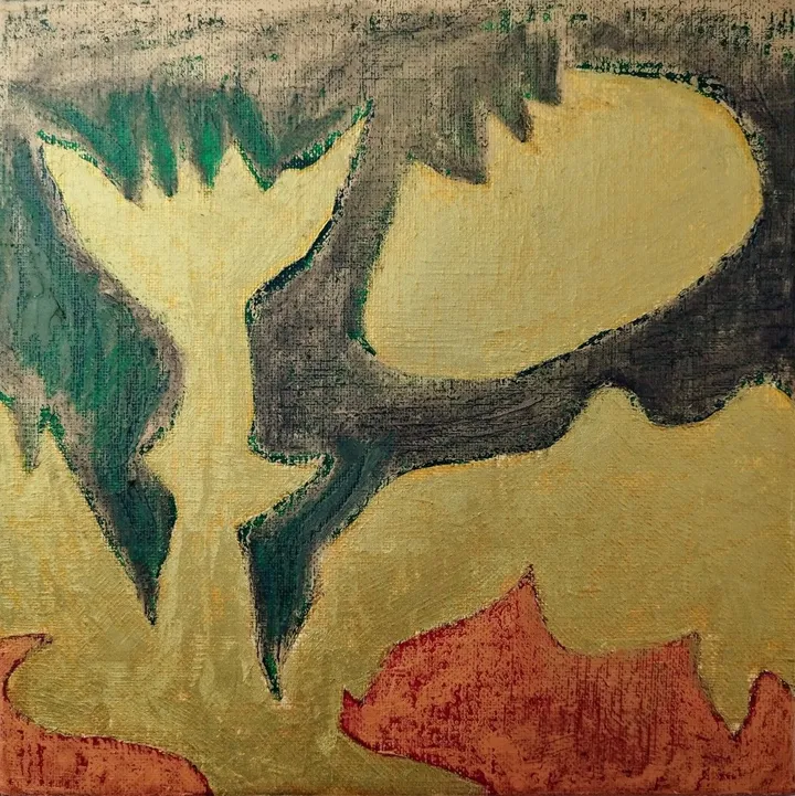 Chardon or vert rouge, œuvre de Alain HALTER